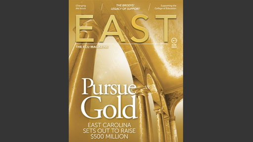 East Carolina University magazine cover